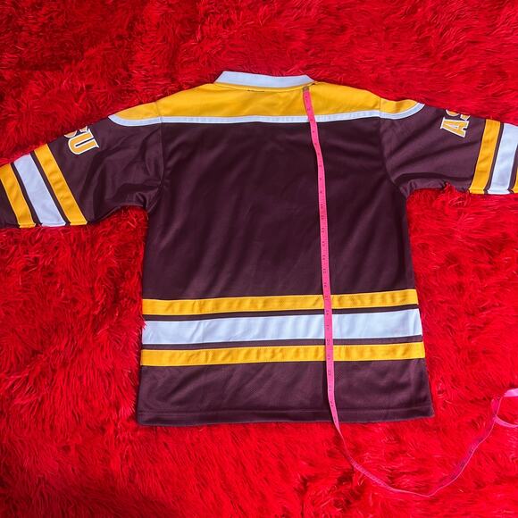 Arizona State Sun Devils Vintage Colosseum LaceUp NCAA College Hockey Jersey ASU - Picture 3 of 4